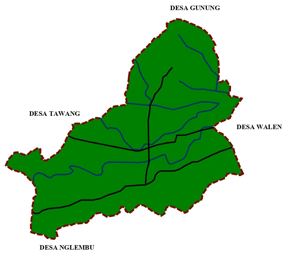 geografi desa pentur